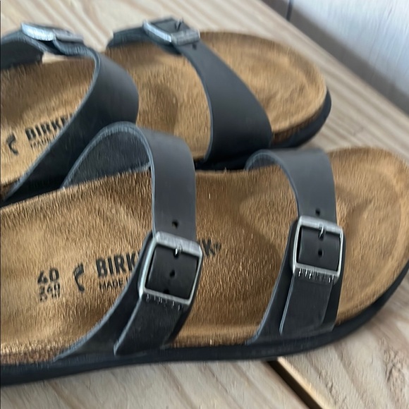 Birkenstock Dark Gray Double-Strap Sandals - Picture 4 of 9